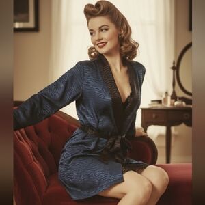 VICTORIA Secret Zebra Print Robe Size XS/S